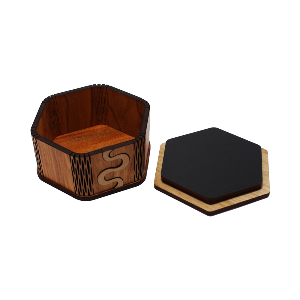 Kiwi Hexagonal Box