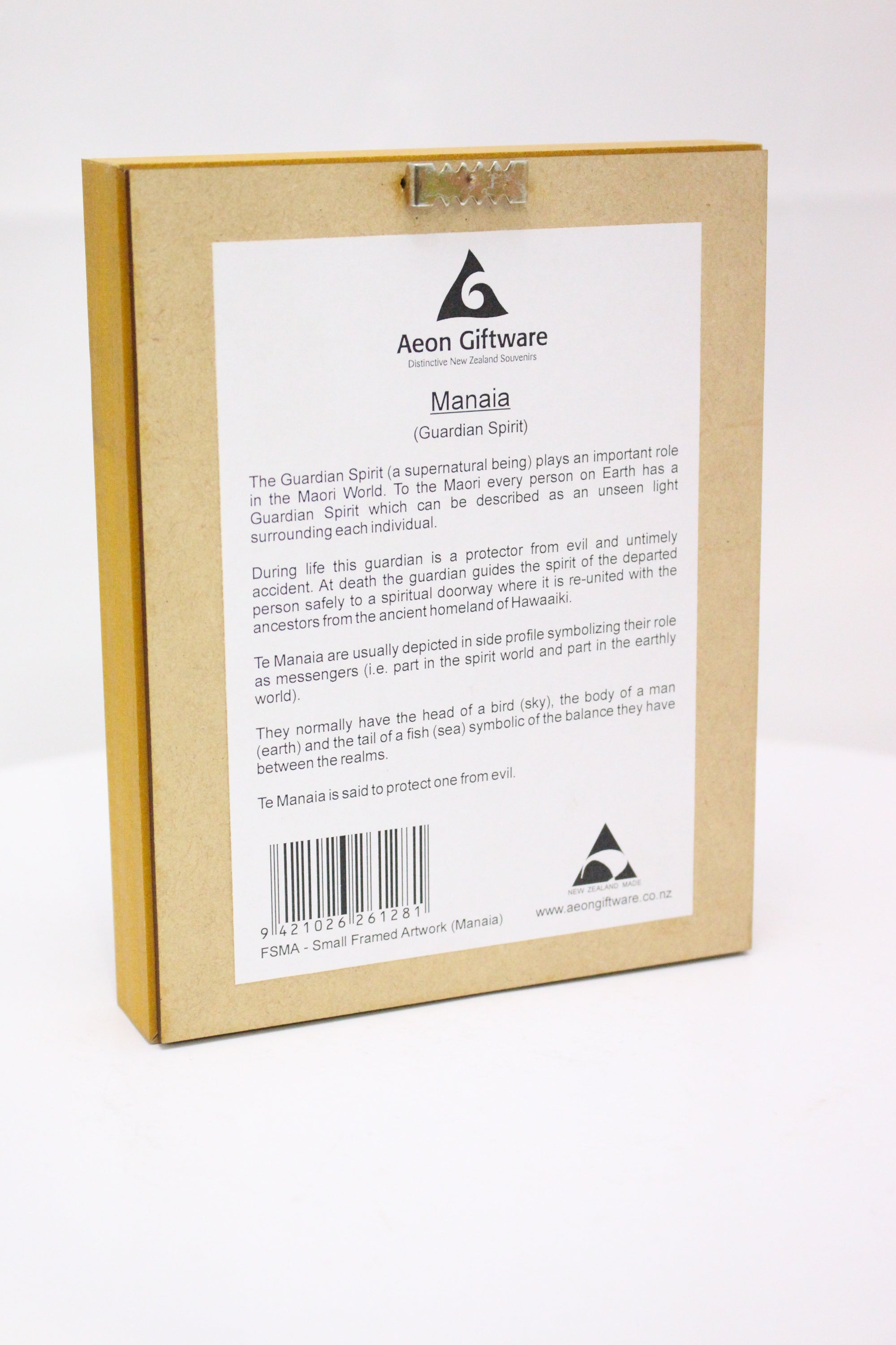 Small Framed Manaia